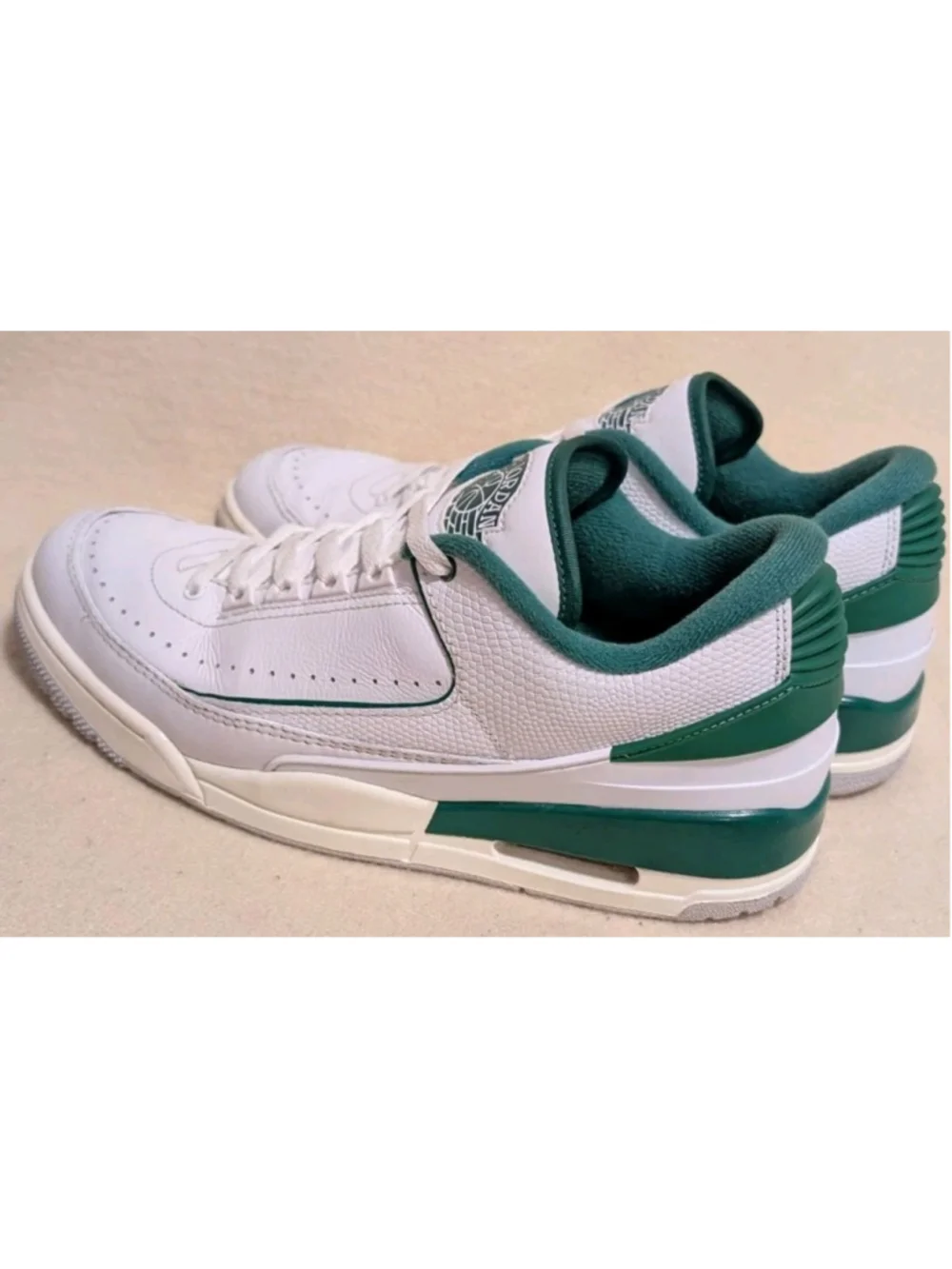 Nike Air Jordan 2/3 Low White Pine Green US Men's Size 10 F105